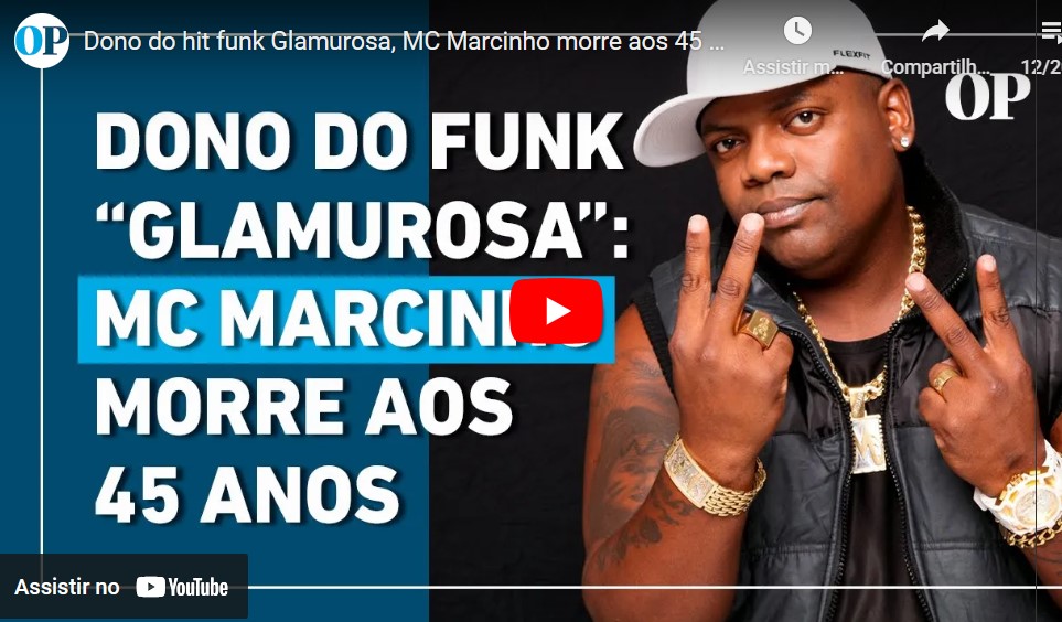 Dono Do Hit Funk Glamurosa Mc Marcinho Morre Aos Anos No Rio De